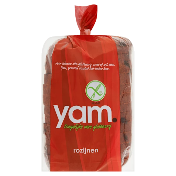 Yam Rozijn glutenvrij