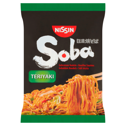 Soba noodles teriyaki