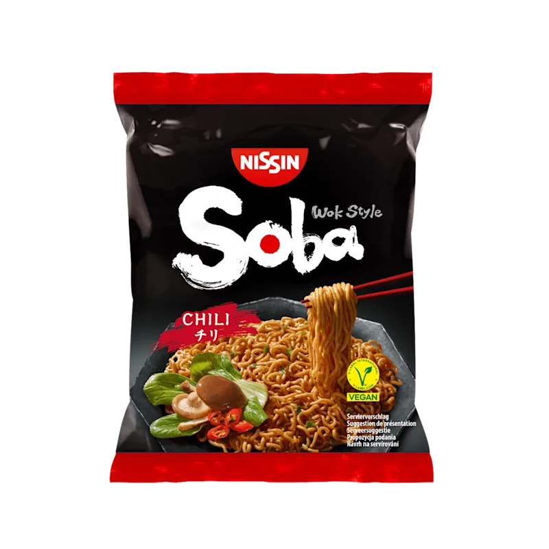 Nissin Soba noodles chili
