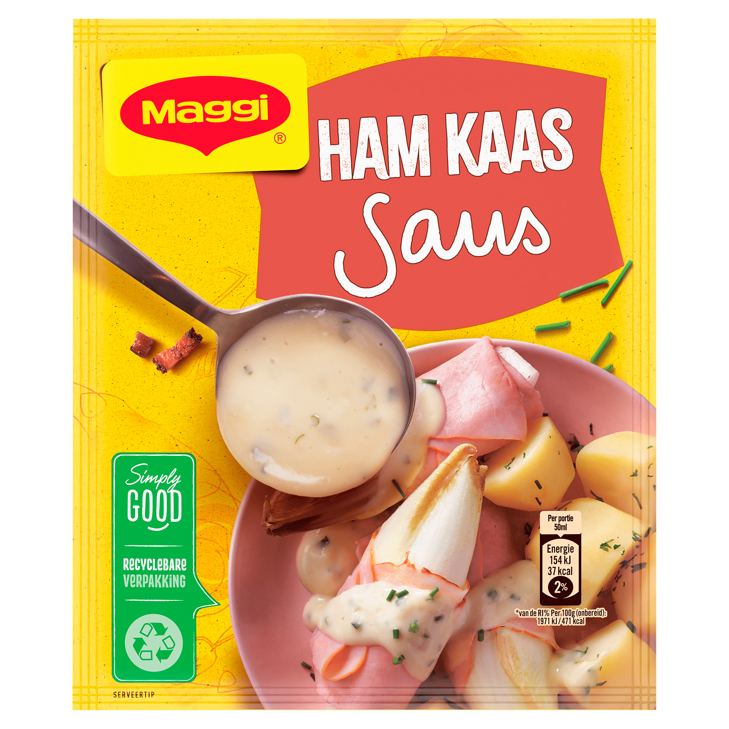 Maggi Mix voor hamkaassaus Per Zakje 39 g