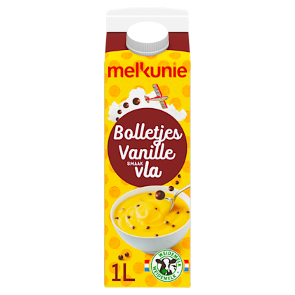 Bolletjes vanillevla met crunch
