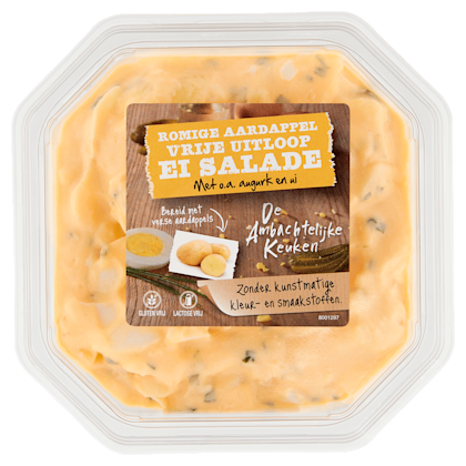 Aardappel vrije uitloop ei salade