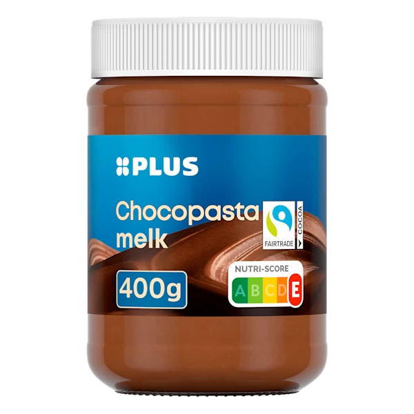 PLUS Chocopasta melk Fairtrade