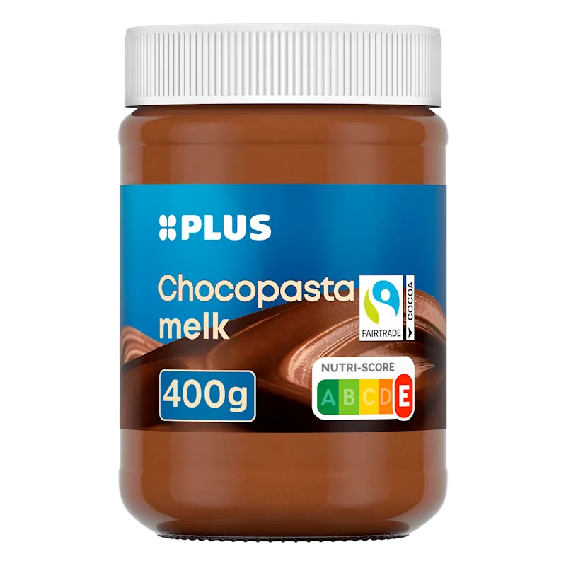 PLUS Chocopasta melk Fairtrade