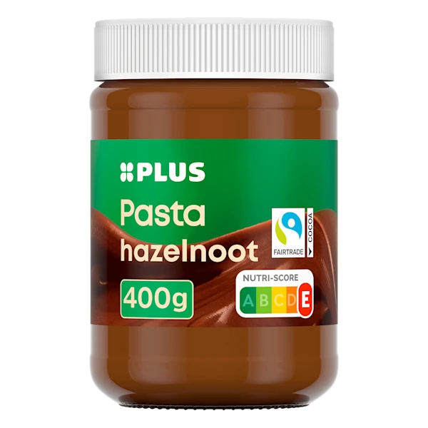 PLUS Hazelnootpasta Fairtrade