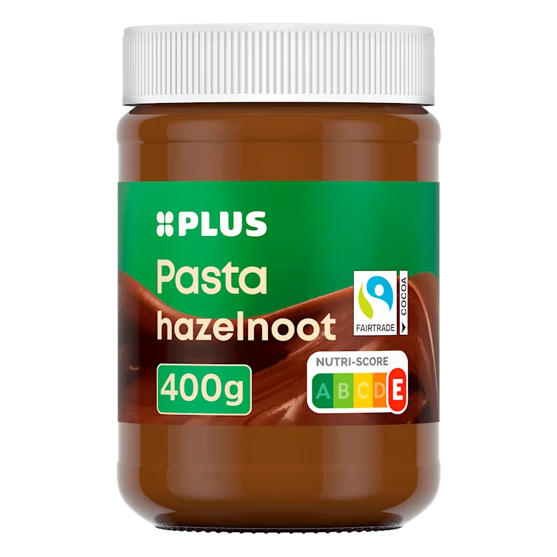 PLUS Hazelnootpasta Fairtrade