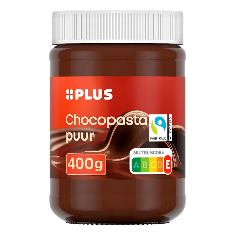 PLUS Chocopasta puur Fairtrade