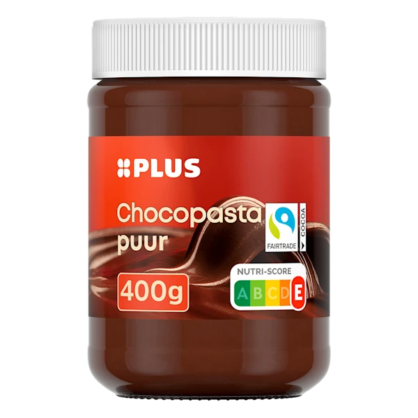 PLUS Chocopasta puur Fairtrade