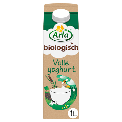 Biologisch volle yoghurt