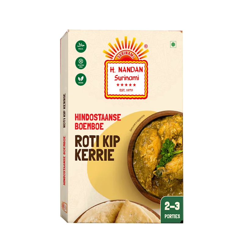 H. Nandan Surinami Boemboe Roti Kip Kerrie