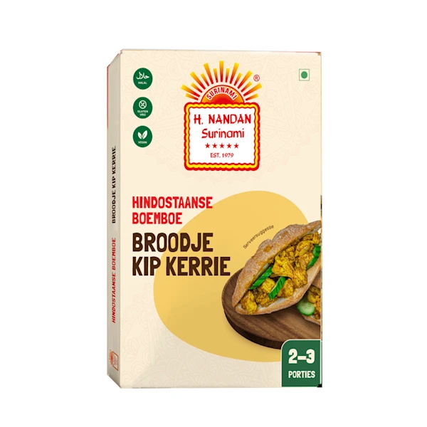 H. Nandan Surinami Boemboe Broodje Kip Kerrie