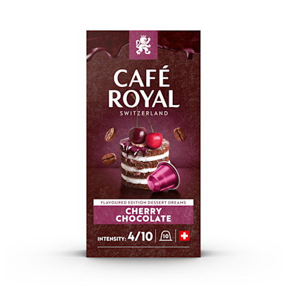 Koffiecups cherry chocolate flavour