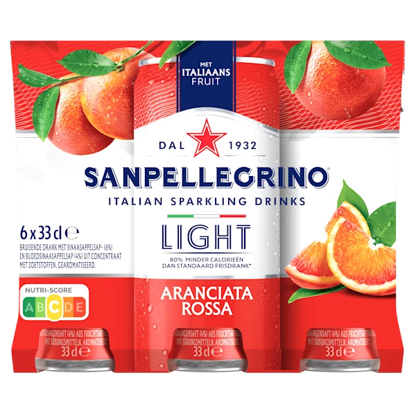 San Pellegrino Aranciata rossa light