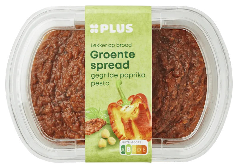 PLUS Groentespread Gegrilde Paprika Pesto