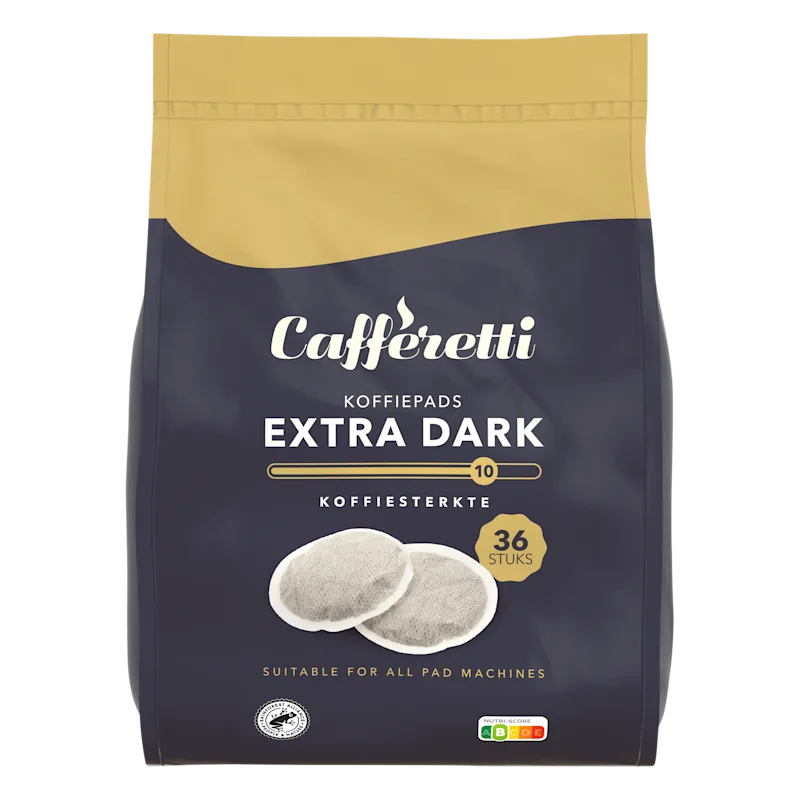 Caffèretti Koffiepads extra dark