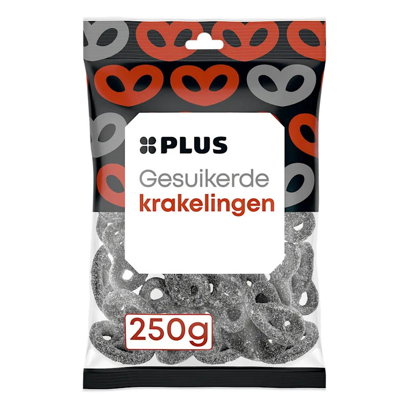PLUS Gesuikerde krakelingen drop