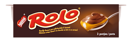 Rolo chocolade-karamel dessert