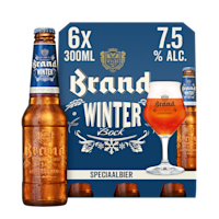 Brand Winterbock bier fles