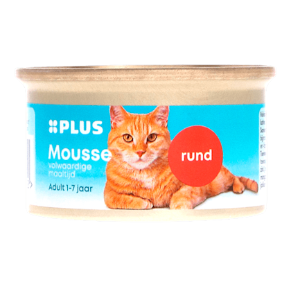 Plus Katten mousse rund