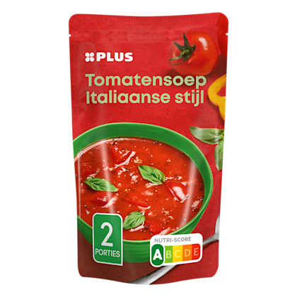 Soep in zak Italiaanse tomaat