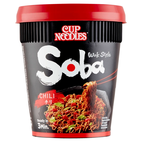 Nissin Soba cup Chili noodles
