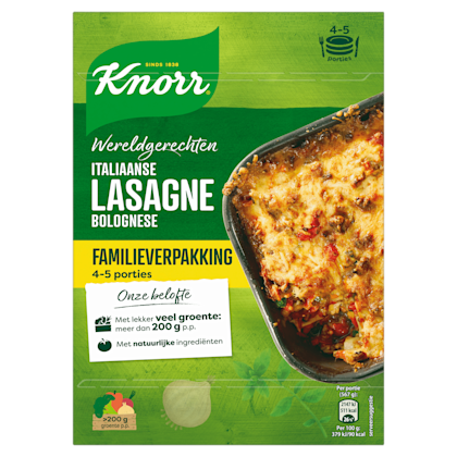 Wereldgerecht Lasagne Bolognese XXL