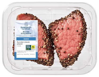 Rundersteak BLAQ Peper 2 stuks