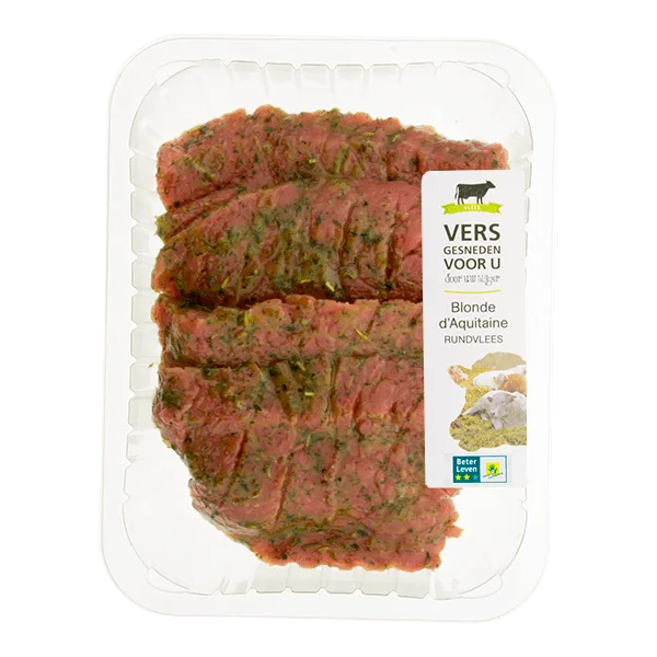 PLUS Boerentrots Rundersteak Escargot BLAQ 4 stuks