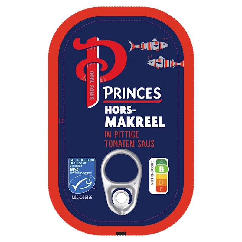 Princes Horsmakreelfilets in tomatensaus