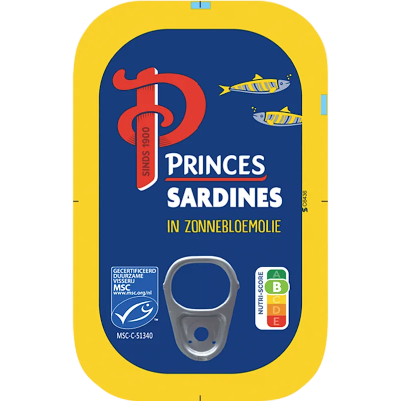 Princes Sardines zonnebloemolie