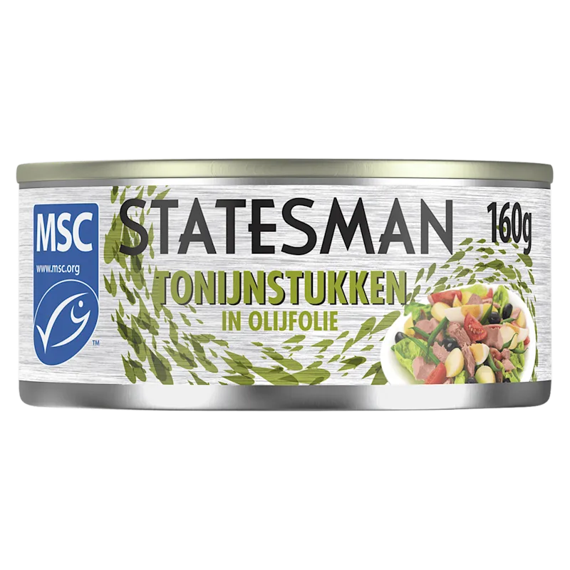 Statesman Tonijnstukken in olijfolie