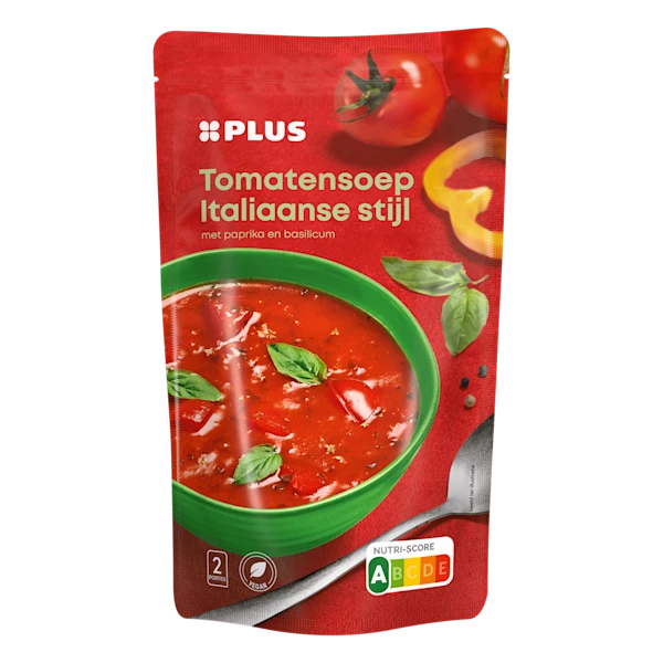 PLUS Soep in Zak Italiaanse Tomaat