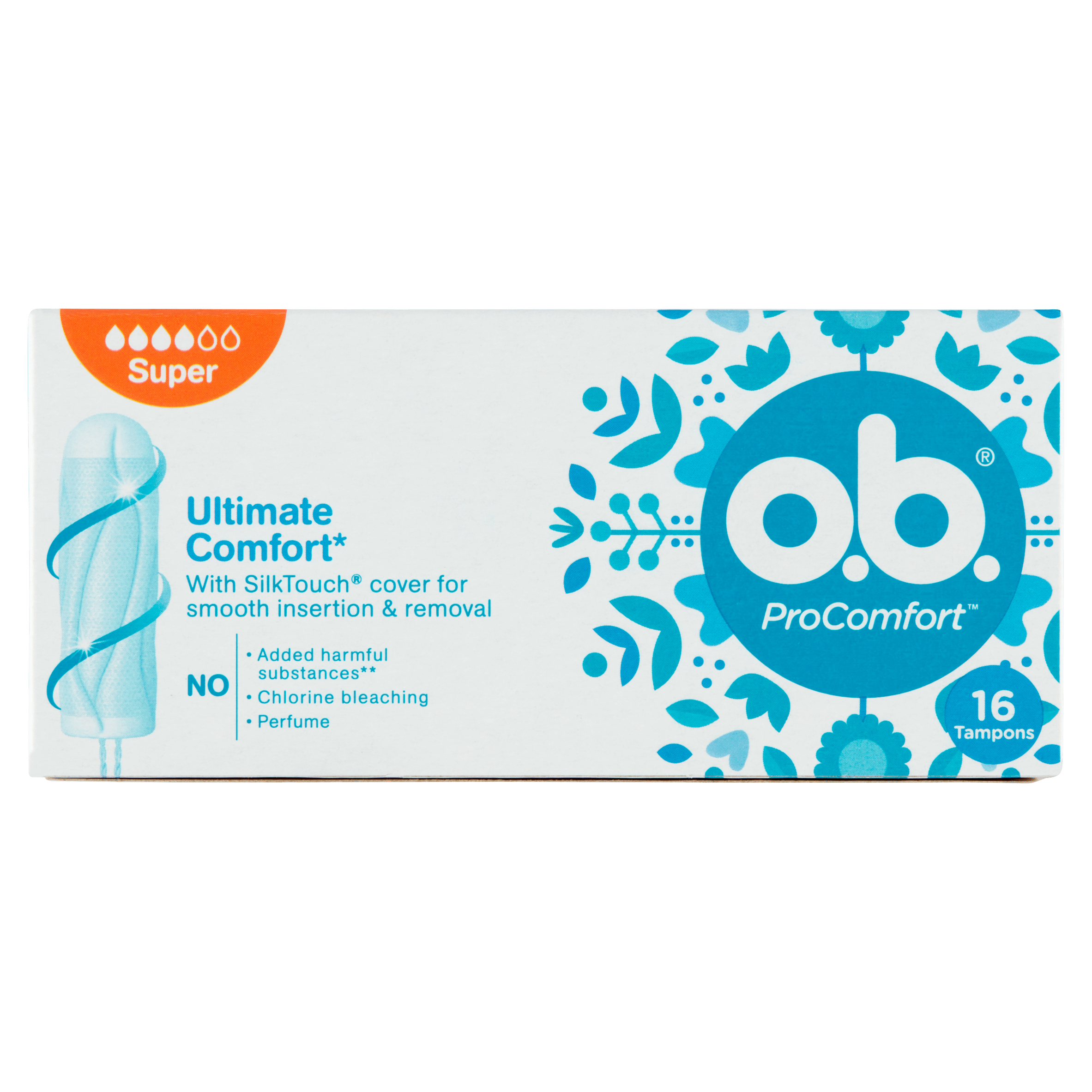 O.B. Tampons Procomfort Super Per Doos 16 St