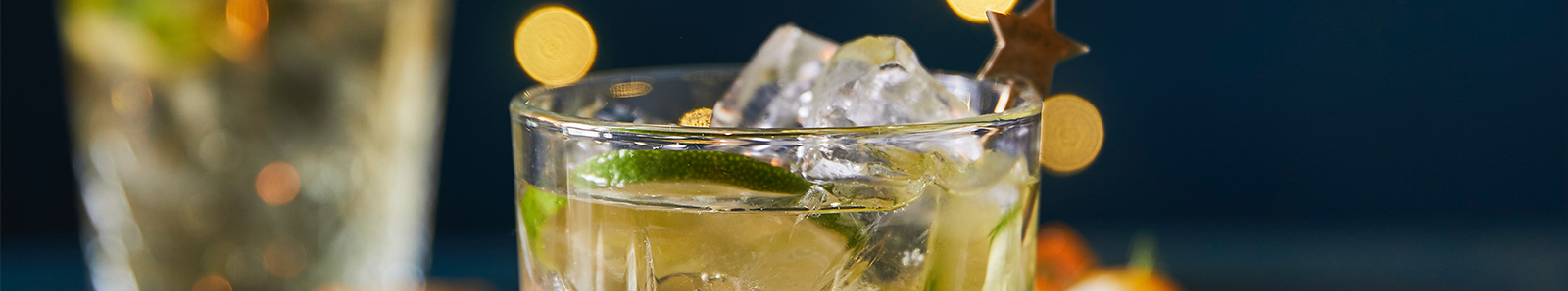 Ice tea green mocktail