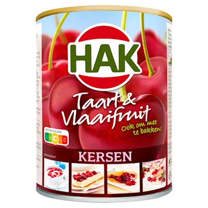 taart en vlaaifruit kersen
