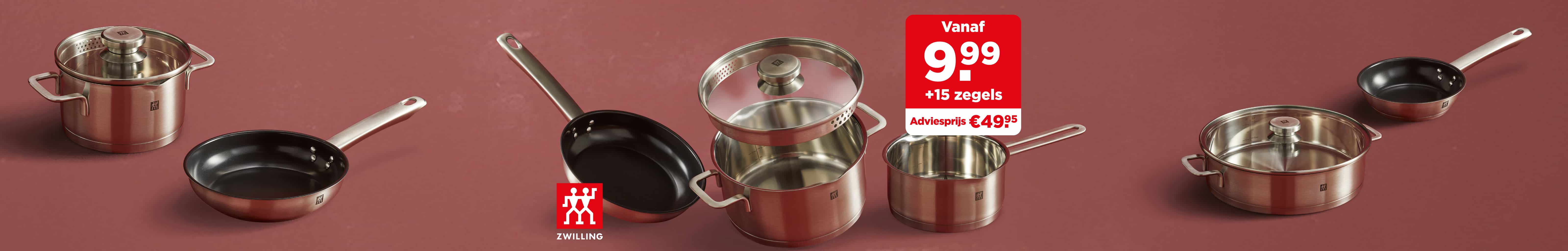 ZWILLING pannen met actiemechanisme Vanaf 9.99.