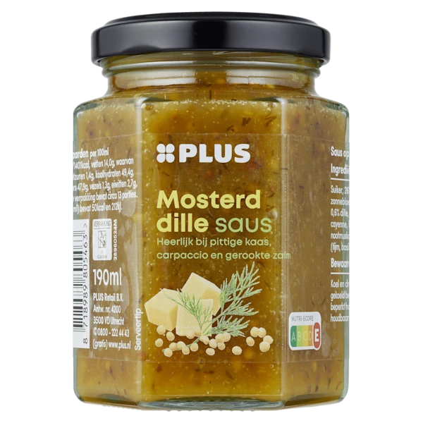 PLUS Mosterd dille saus