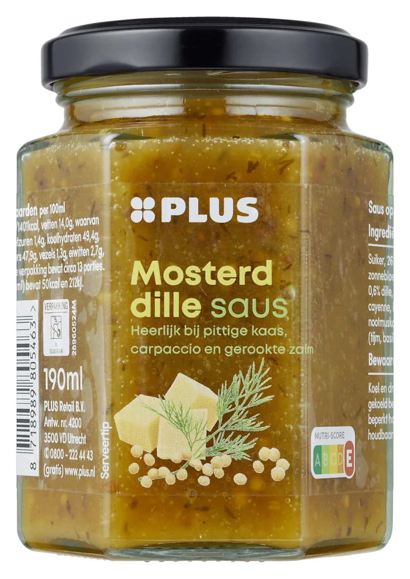 PLUS Mosterd dille saus
