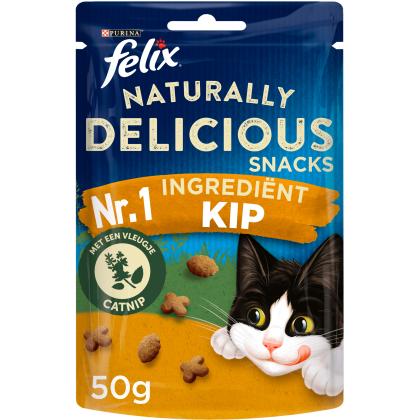 Naturally Delicious kattensnacks kip