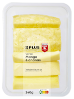 PLUS Verse ananas/mango sticks