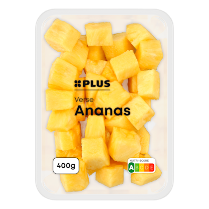 Verse ananas blokjes