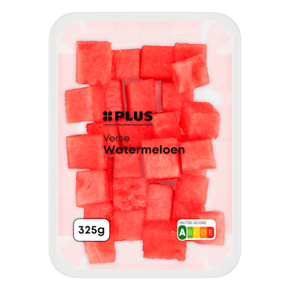 Verse watermeloen blokjes
