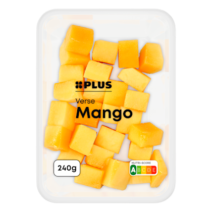 Verse mango blokjes
