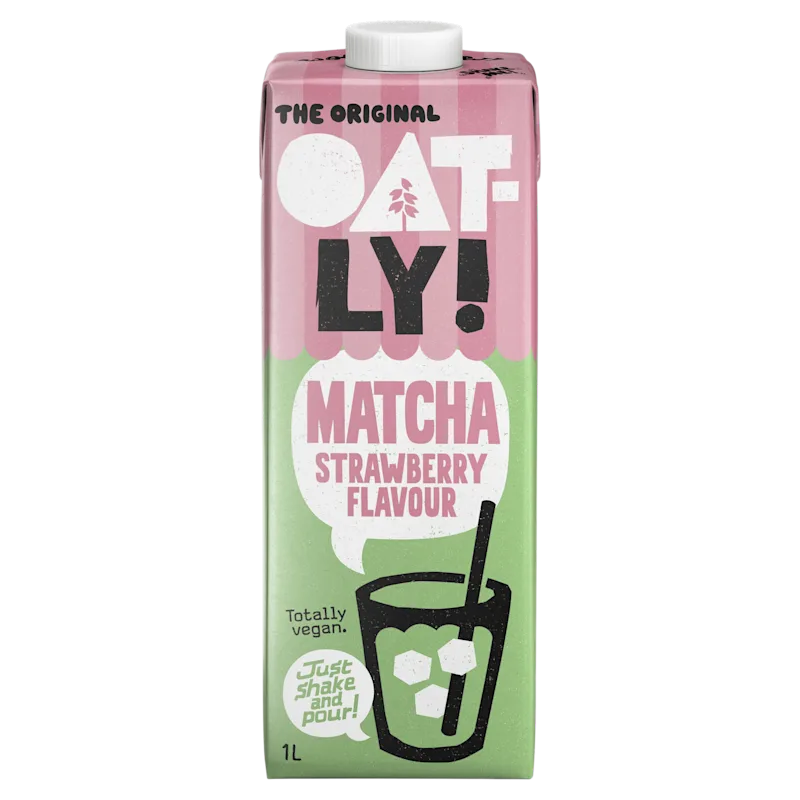 Oatly Matcha Strawberry Flavour