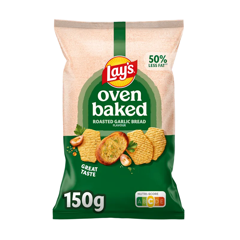 Lays Oven Baked Roasted Garlic Bread