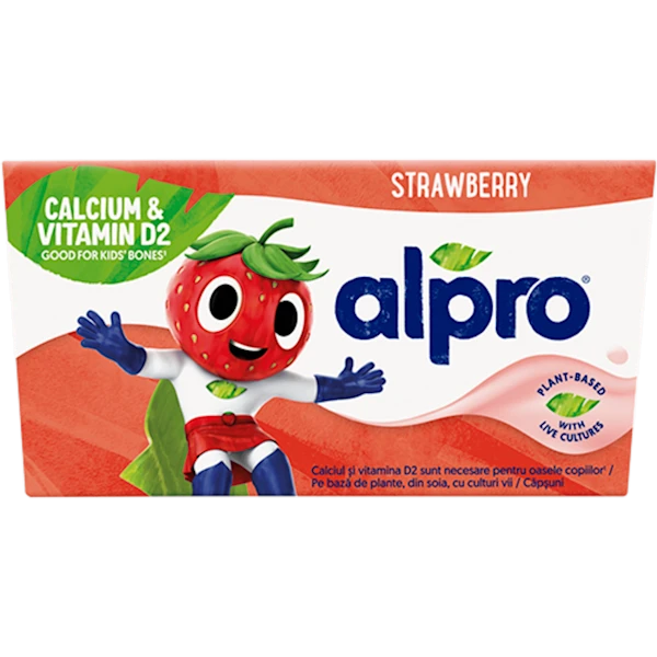 Alpro Plantaardige variatie kids aardbei