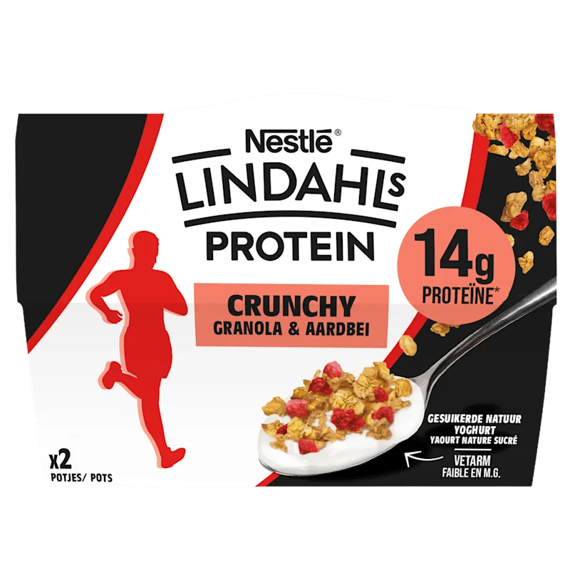 Lindahls Crunchy Granola Aardbei