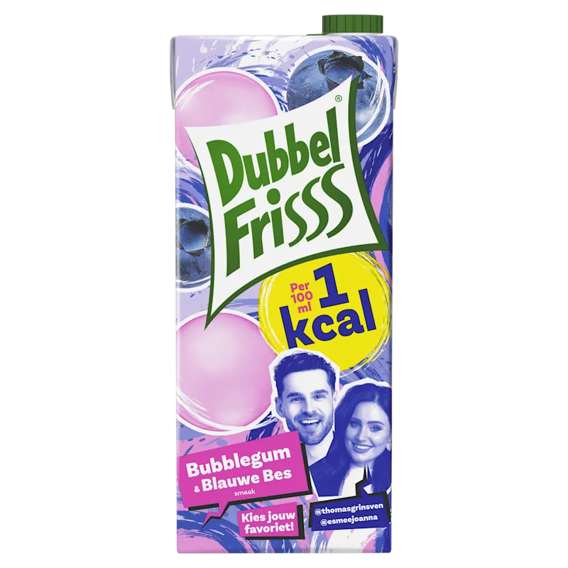 Dubbelfrisss 1Kcal Smaakmakers Bubblegum