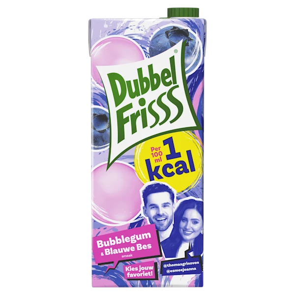Dubbelfrisss 1Kcal Smaakmakers Bubblegum