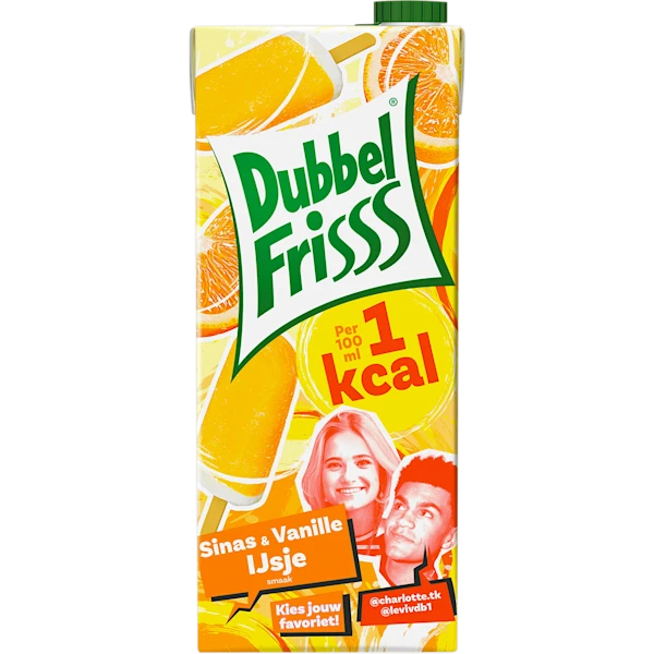 Dubbelfrisss 1Kcal Smaakmakers IJs sinas